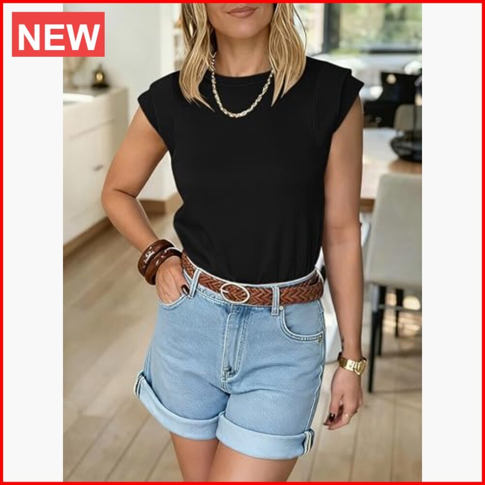 Rayon Polyester Elastane Cap Sleeve Business Casu… - image 3